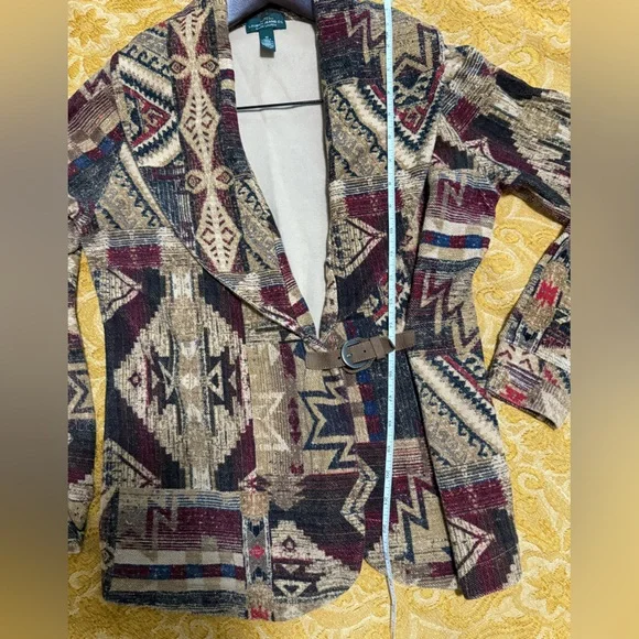 Lauren Ralph Lauren Multicolor Patterned Jacket - Picture 6 of 9
